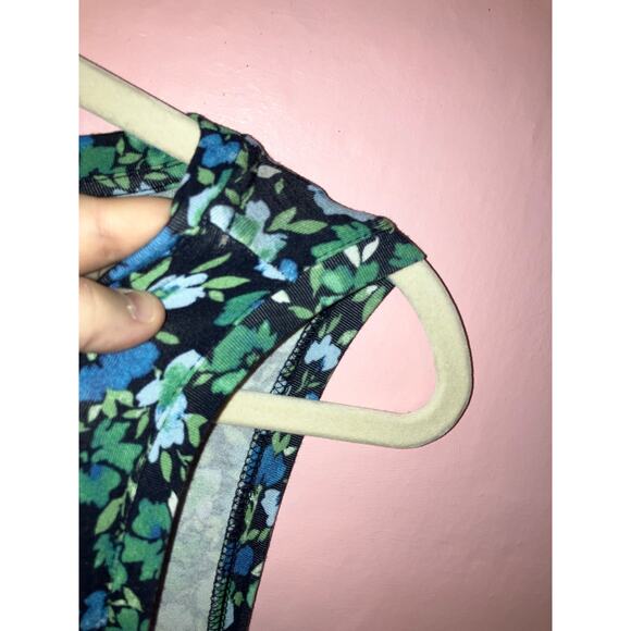 Loft outlet floral midi comfy dress size medium - Picture 3 of 5